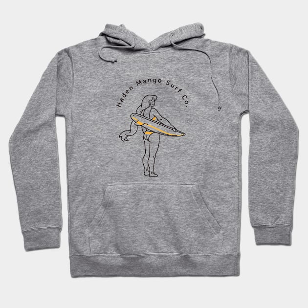 Surfer Girl Ready to Shread Hoodie by Hayden Mango Collective 